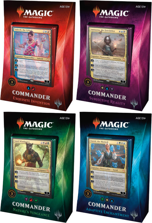 MTG Commander 2018 Decks: Set of 4